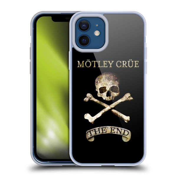 Motley Crue Logos The End Soft Gel Case for Apple iPhone 12 / iPhone 12 Pro