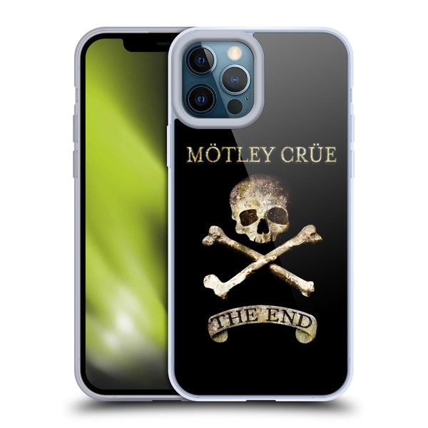 Motley Crue Logos The End Soft Gel Case for Apple iPhone 12 Pro Max