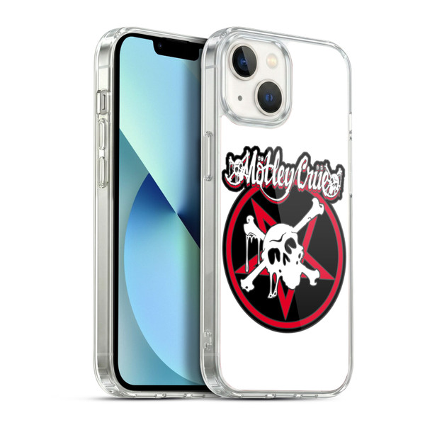 Motley Crue Logos Dr. Feelgood Skull Soft Gel Case for Apple iPhone 13