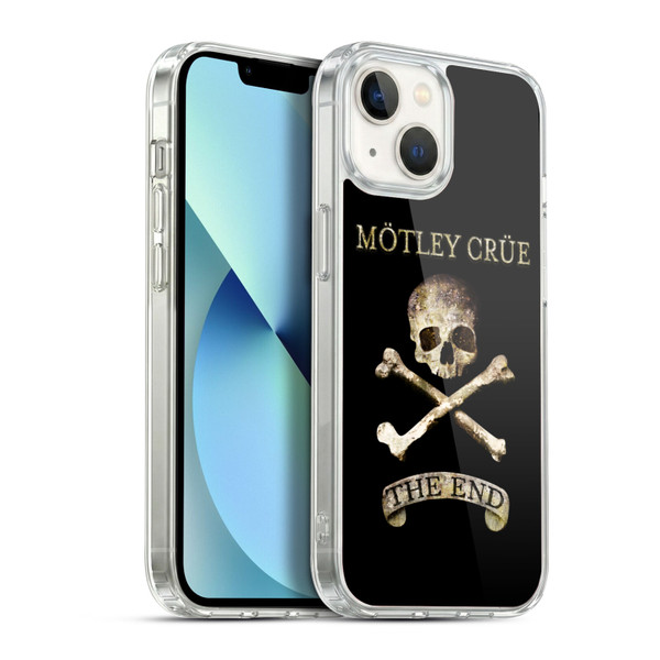 Motley Crue Logos The End Soft Gel Case for Apple iPhone 13