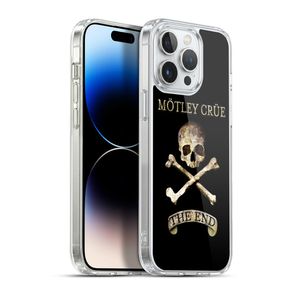 Motley Crue Logos The End Soft Gel Case for Apple iPhone 13 Pro Max & MagSafe