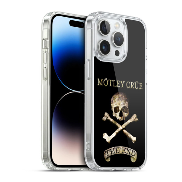Motley Crue Logos The End Soft Gel Case for Apple iPhone 13 Pro & MagSafe
