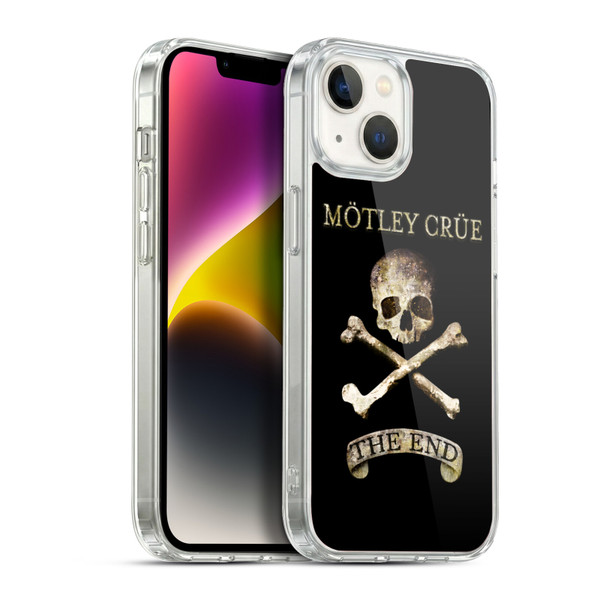 Motley Crue Logos The End Soft Gel Case for Apple iPhone 14