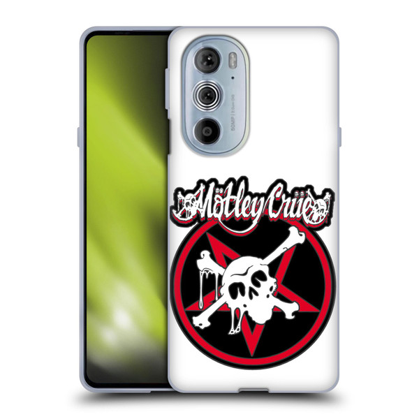 Motley Crue Logos Dr. Feelgood Skull Soft Gel Case for Motorola Edge X30