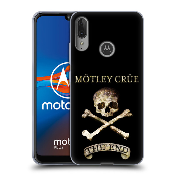 Motley Crue Logos The End Soft Gel Case for Motorola Moto E6 Plus