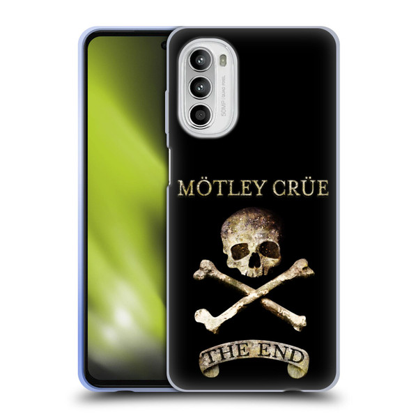 Motley Crue Logos The End Soft Gel Case for Motorola Moto G52