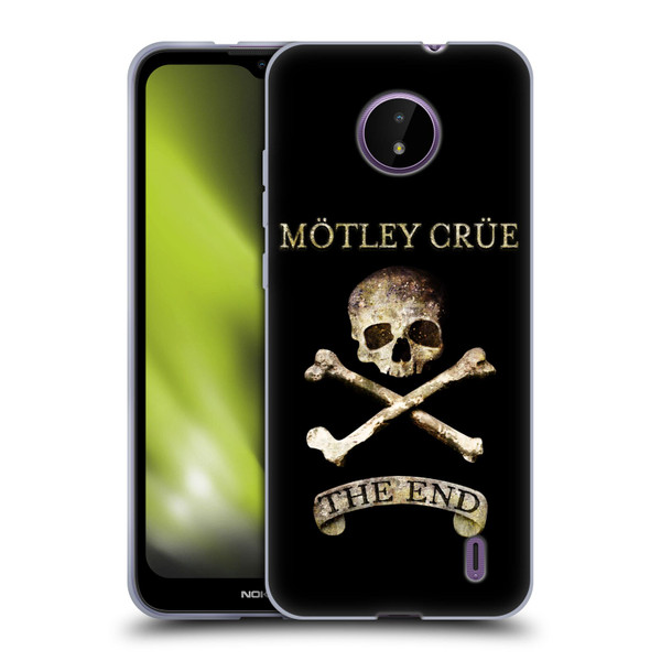 Motley Crue Logos The End Soft Gel Case for Nokia C10 / C20
