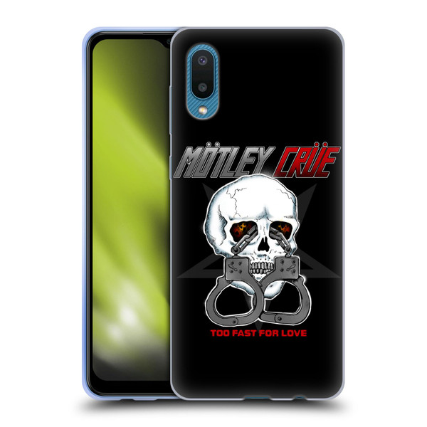 Motley Crue Logos Too Fast For Love Skull Soft Gel Case for Samsung Galaxy A02/M02 (2021)