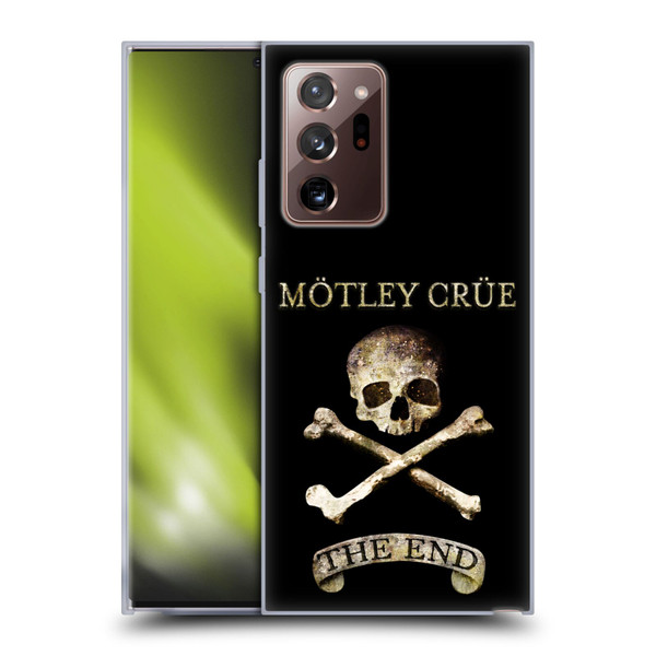 Motley Crue Logos The End Soft Gel Case for Samsung Galaxy Note20 Ultra / 5G