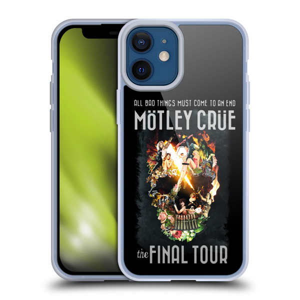 Motley Crue Tours All Bad Things Final Soft Gel Case for Apple iPhone 12 Mini