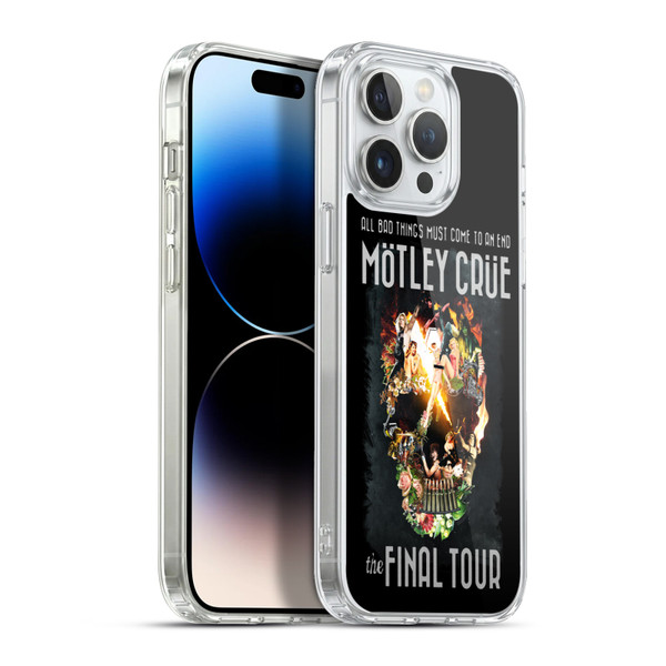 Motley Crue Tours All Bad Things Final Soft Gel Case for Apple iPhone 13 Pro Max & MagSafe