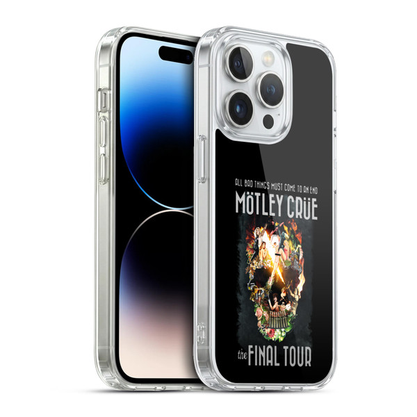 Motley Crue Tours All Bad Things Final Soft Gel Case for Apple iPhone 13 Pro & MagSafe