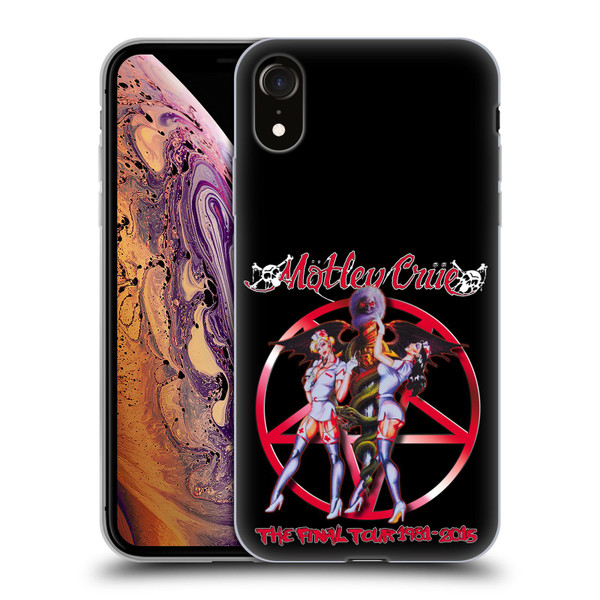Motley Crue Tours Dr. Feelgood Final Soft Gel Case for Apple iPhone XR