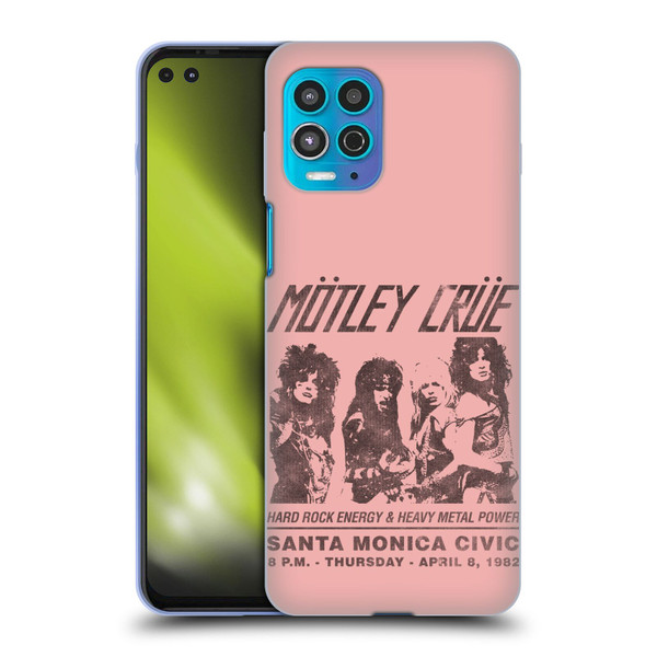 Motley Crue Tours Santa Monica Soft Gel Case for Motorola Moto G100