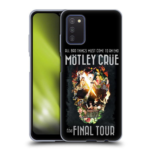Motley Crue Tours All Bad Things Final Soft Gel Case for Samsung Galaxy A03s (2021)