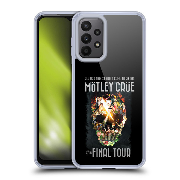 Motley Crue Tours All Bad Things Final Soft Gel Case for Samsung Galaxy A23 / 5G (2022)