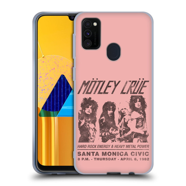 Motley Crue Tours Santa Monica Soft Gel Case for Samsung Galaxy M30s (2019)/M21 (2020)