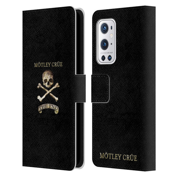 Motley Crue Logos The End Leather Book Wallet Case Cover For OnePlus 9 Pro