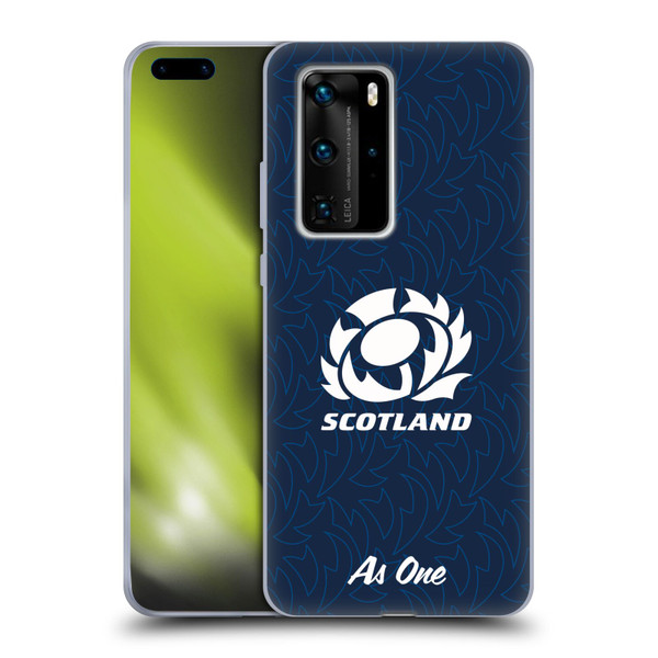 Scotland Rugby Graphics Pattern Soft Gel Case for Huawei P40 Pro / P40 Pro Plus 5G