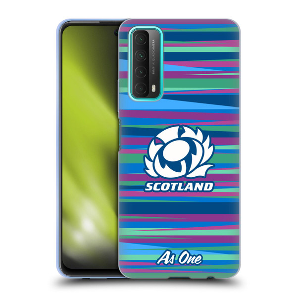 Scotland Rugby Graphics Training Pattern Soft Gel Case for Huawei P Smart (2021)