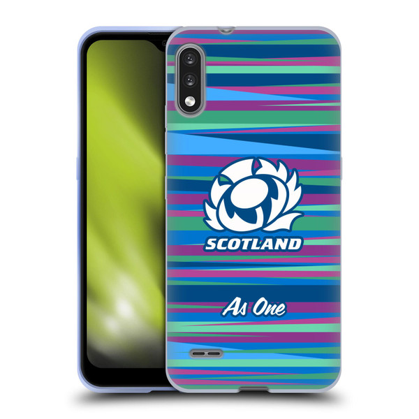 Scotland Rugby Graphics Training Pattern Soft Gel Case for LG K22
