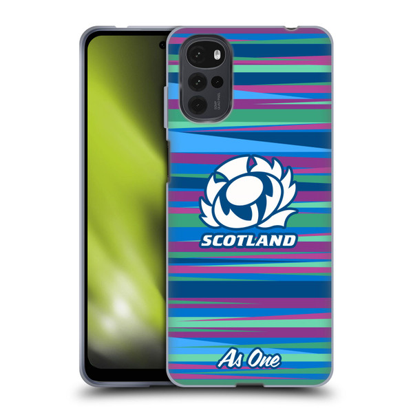Scotland Rugby Graphics Training Pattern Soft Gel Case for Motorola Moto G22