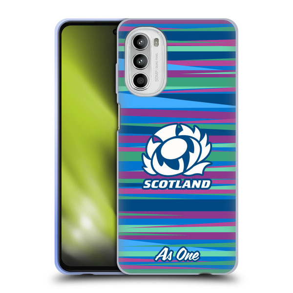 Scotland Rugby Graphics Training Pattern Soft Gel Case for Motorola Moto G52