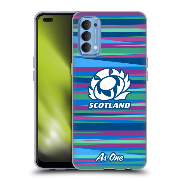 Scotland Rugby Graphics Training Pattern Soft Gel Case for OPPO Reno 4 5G