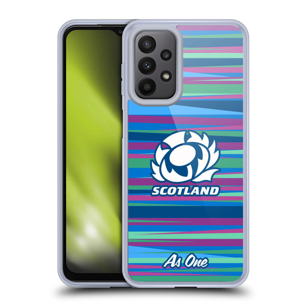 Scotland Rugby Graphics Training Pattern Soft Gel Case for Samsung Galaxy A23 / 5G (2022)