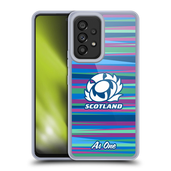 Scotland Rugby Graphics Training Pattern Soft Gel Case for Samsung Galaxy A53 5G (2022)