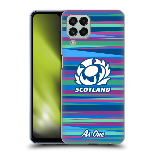 Scotland Rugby Graphics Training Pattern Soft Gel Case for Samsung Galaxy M33 (2022)
