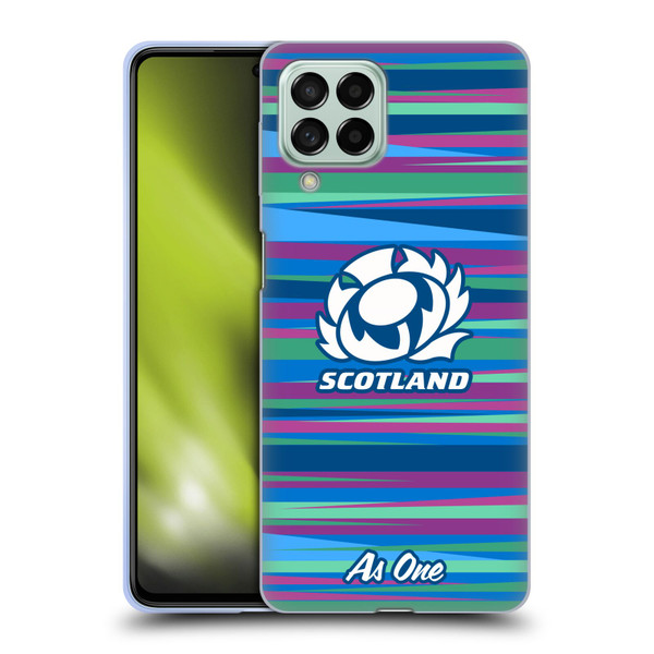 Scotland Rugby Graphics Training Pattern Soft Gel Case for Samsung Galaxy M53 (2022)