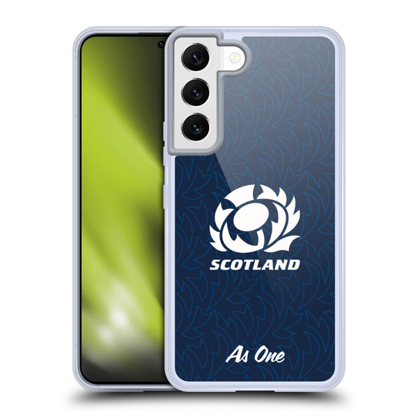 Scotland Rugby Graphics Pattern Soft Gel Case for Samsung Galaxy S22 5G