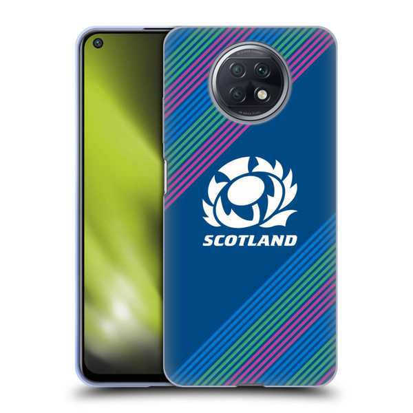 Scotland Rugby Graphics Stripes Soft Gel Case for Xiaomi Redmi Note 9T 5G