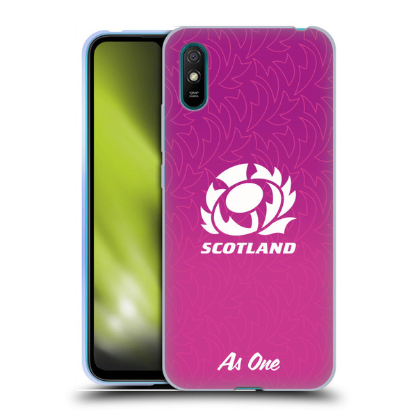 Scotland Rugby Graphics Gradient Pattern Soft Gel Case for Xiaomi Redmi 9A / Redmi 9AT
