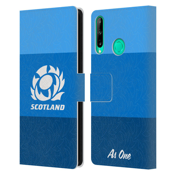 Scotland Rugby Graphics Stripes Pattern Leather Book Wallet Case Cover For Huawei P40 lite E