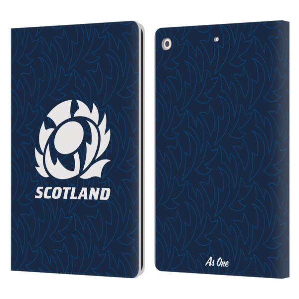 Scotland Rugby Graphics Pattern Leather Book Wallet Case Cover For Apple iPad 10.2 2019/2020/2021