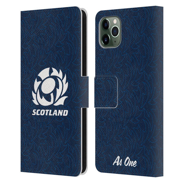 Scotland Rugby Graphics Pattern Leather Book Wallet Case Cover For Apple iPhone 11 Pro Max