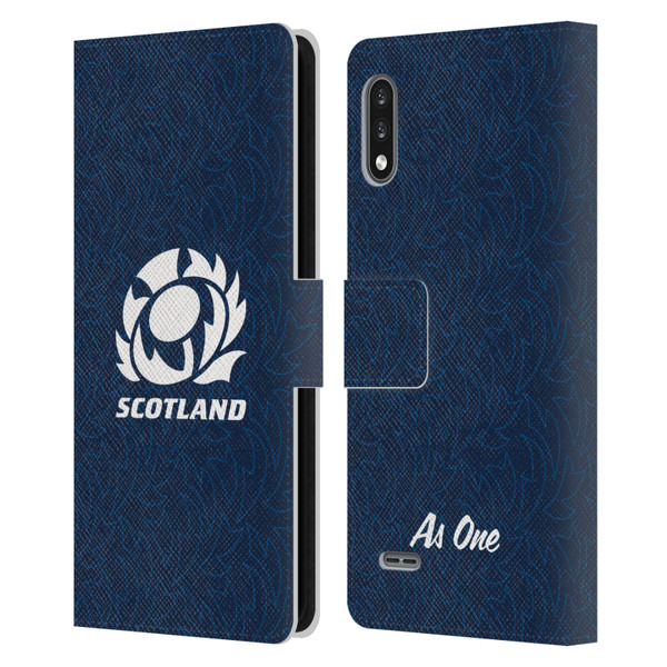 Scotland Rugby Graphics Pattern Leather Book Wallet Case Cover For LG K22