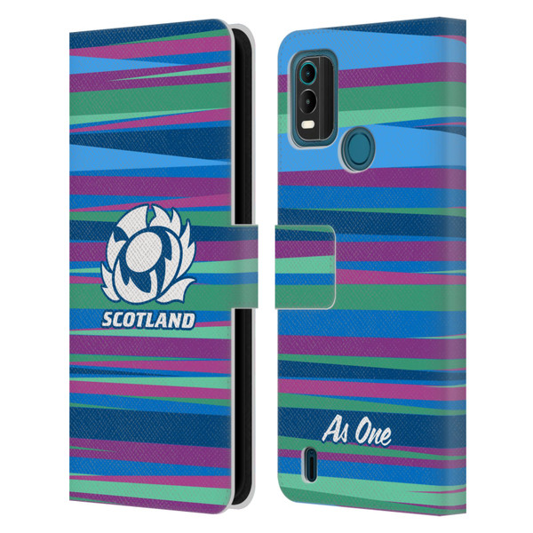 Scotland Rugby Graphics Training Pattern Leather Book Wallet Case Cover For Nokia G11 Plus