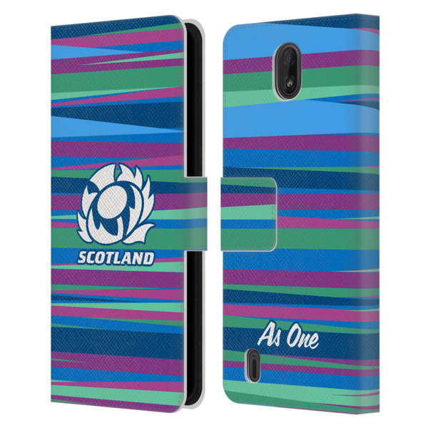Scotland Rugby Graphics Training Pattern Leather Book Wallet Case Cover For Nokia C01 Plus/C1 2nd Edition