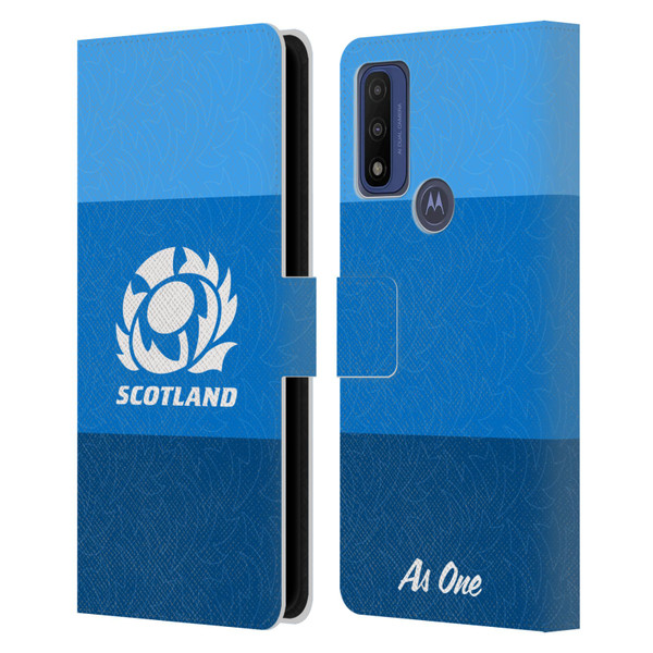 Scotland Rugby Graphics Stripes Pattern Leather Book Wallet Case Cover For Motorola G Pure