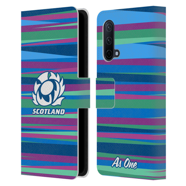 Scotland Rugby Graphics Training Pattern Leather Book Wallet Case Cover For OnePlus Nord CE 5G