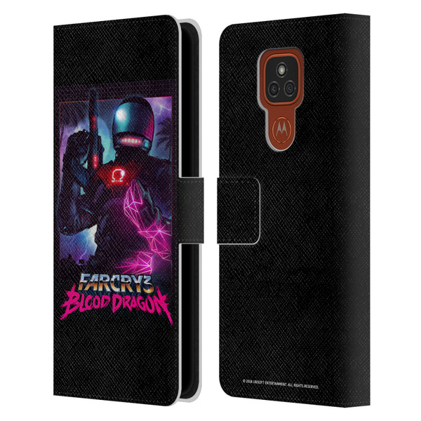 Far Cry 3 Blood Dragon Key Art Omega Leather Book Wallet Case Cover For Motorola Moto E7 Plus