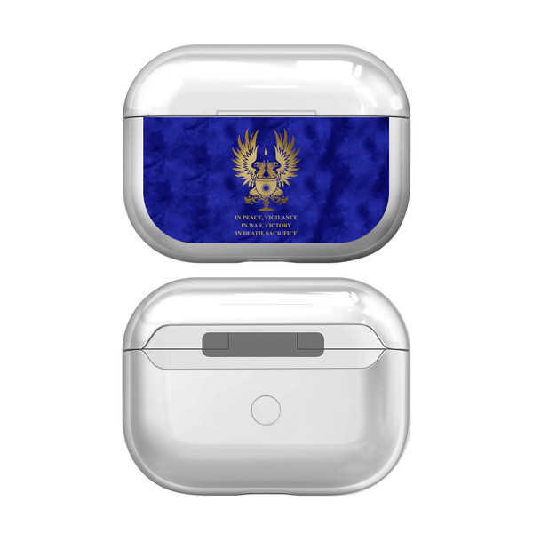 EA Bioware Dragon Age Heraldry Grey Wardens Gold Clear Hard Crystal Cover Case for Apple AirPods Pro Charging Case
