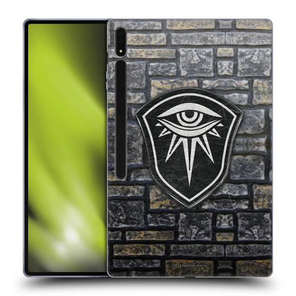 EA Bioware Dragon Age Inquisition Graphics Distressed Crest Soft Gel Case for Samsung Galaxy Tab S8 Ultra