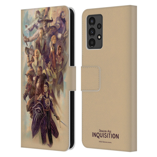 EA Bioware Dragon Age Inquisition Graphics Companions And Advisors Leather Book Wallet Case Cover For Samsung Galaxy A13 (2022)