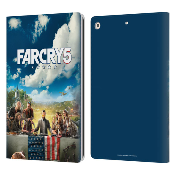 Far Cry 5 Key Art And Logo Main Leather Book Wallet Case Cover For Apple iPad 10.2 2019/2020/2021