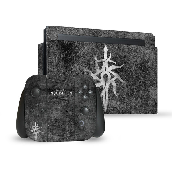 EA Bioware Dragon Age Inquisition Graphics Distressed Symbol Vinyl Sticker Skin Decal Cover for Nintendo Switch Bundle