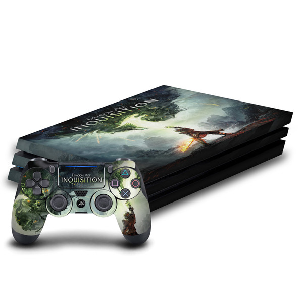 EA Bioware Dragon Age Inquisition Graphics Key Art 2014 Vinyl Sticker Skin Decal Cover for Sony PS4 Pro Bundle